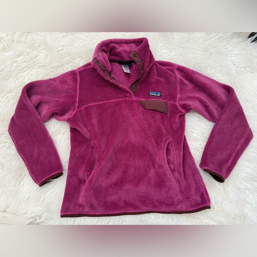 Patagonia Women's Re-Tool Snap-T Pullover Magenta Sz S